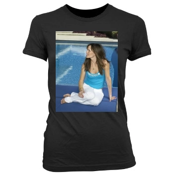 Jennifer Garner Women's Junior Cut Crewneck T-Shirt