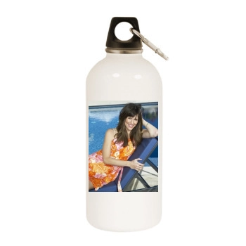 Jennifer Garner White Water Bottle With Carabiner