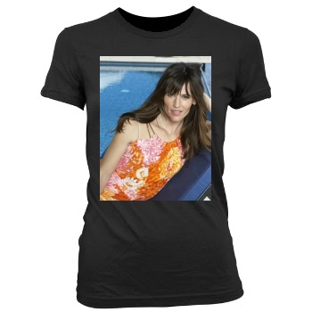 Jennifer Garner Women's Junior Cut Crewneck T-Shirt