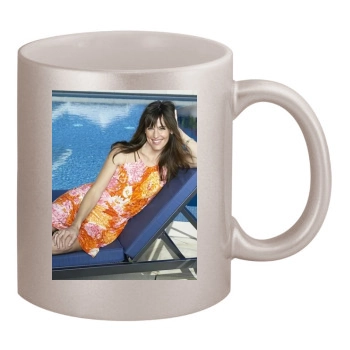 Jennifer Garner 11oz Metallic Silver Mug