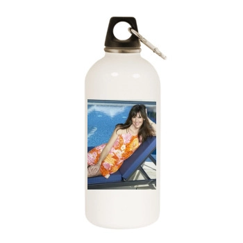 Jennifer Garner White Water Bottle With Carabiner