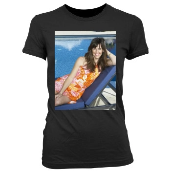 Jennifer Garner Women's Junior Cut Crewneck T-Shirt