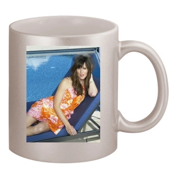 Jennifer Garner 11oz Metallic Silver Mug