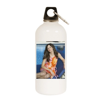 Jennifer Garner White Water Bottle With Carabiner