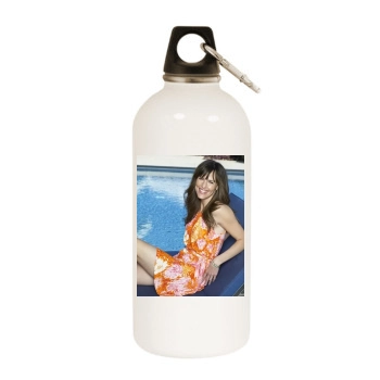 Jennifer Garner White Water Bottle With Carabiner