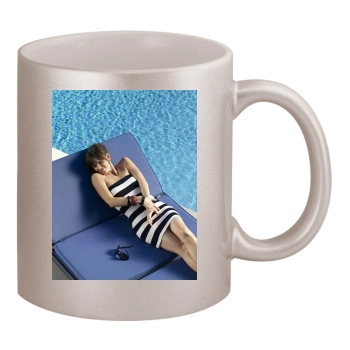 Jennifer Garner 11oz Metallic Silver Mug