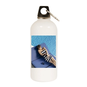 Jennifer Garner White Water Bottle With Carabiner