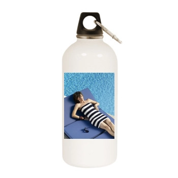 Jennifer Garner White Water Bottle With Carabiner