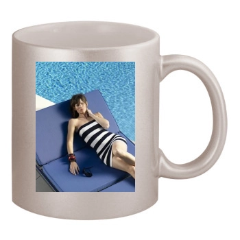 Jennifer Garner 11oz Metallic Silver Mug