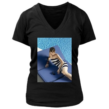 Jennifer Garner Women's Deep V-Neck TShirt