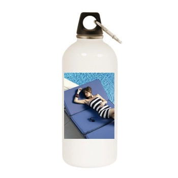 Jennifer Garner White Water Bottle With Carabiner