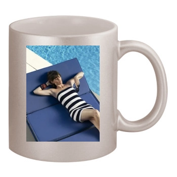 Jennifer Garner 11oz Metallic Silver Mug