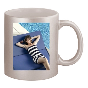 Jennifer Garner 11oz Metallic Silver Mug