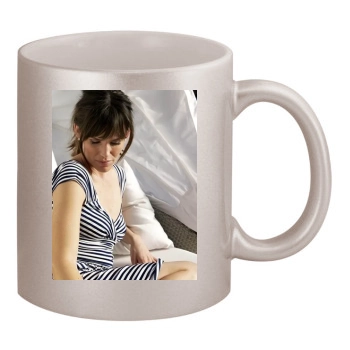 Jennifer Garner 11oz Metallic Silver Mug