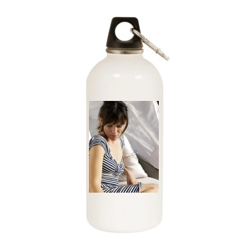 Jennifer Garner White Water Bottle With Carabiner