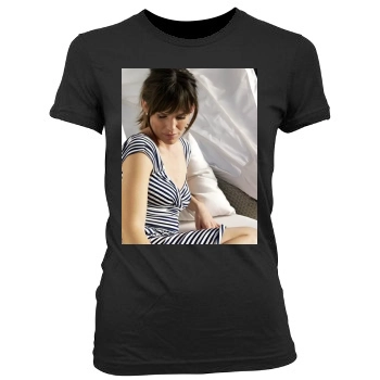 Jennifer Garner Women's Junior Cut Crewneck T-Shirt