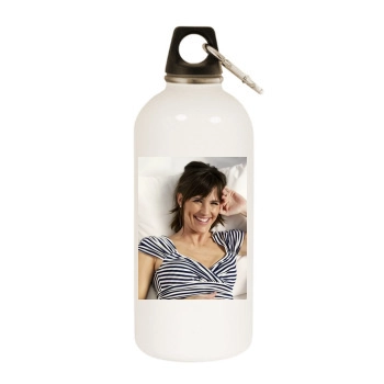 Jennifer Garner White Water Bottle With Carabiner