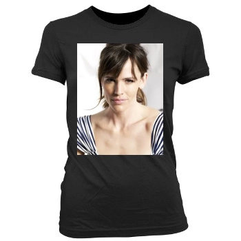 Jennifer Garner Women's Junior Cut Crewneck T-Shirt