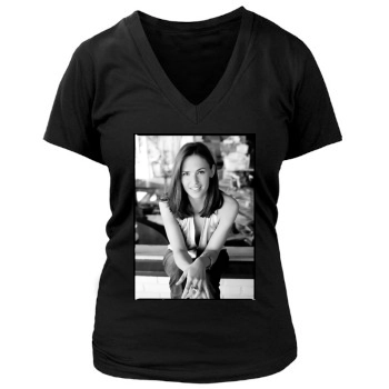 Jennifer Garner Women's Deep V-Neck TShirt