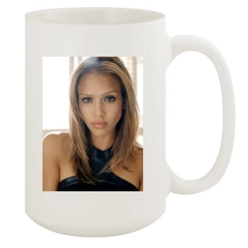 Jessica Alba 15oz White Mug