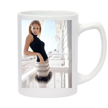 Jessica Alba 14oz White Statesman Mug