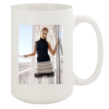 Jessica Alba 15oz White Mug