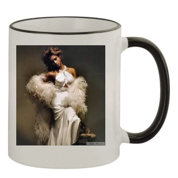 Jessica Alba 11oz Colored Rim & Handle Mug