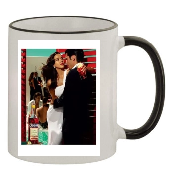 Jessica Alba 11oz Colored Rim & Handle Mug