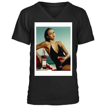 Jessica Alba Men's V-Neck T-Shirt