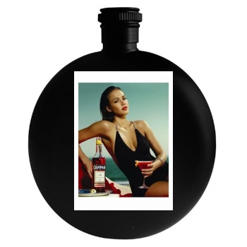 Jessica Alba Round Flask