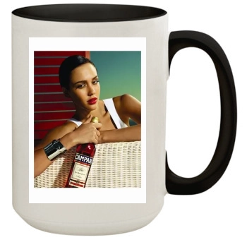 Jessica Alba 15oz Colored Inner & Handle Mug