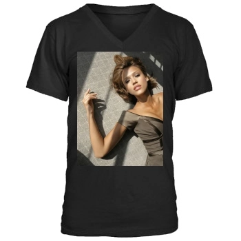 Jessica Alba Men's V-Neck T-Shirt