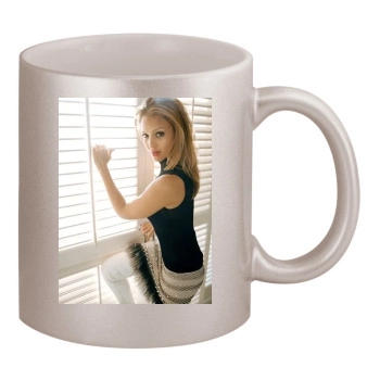 Jessica Alba 11oz Metallic Silver Mug