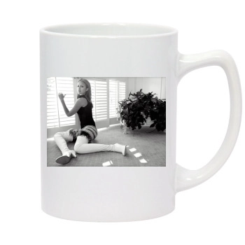 Jessica Alba 14oz White Statesman Mug