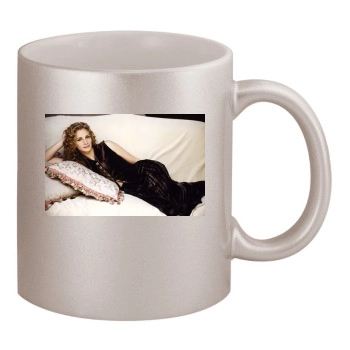 Julia Roberts 11oz Metallic Silver Mug