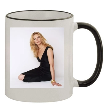 Julia Roberts 11oz Colored Rim & Handle Mug
