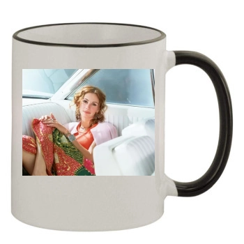 Julia Roberts 11oz Colored Rim & Handle Mug