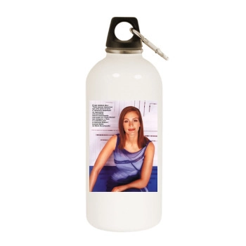 Julia Roberts White Water Bottle With Carabiner