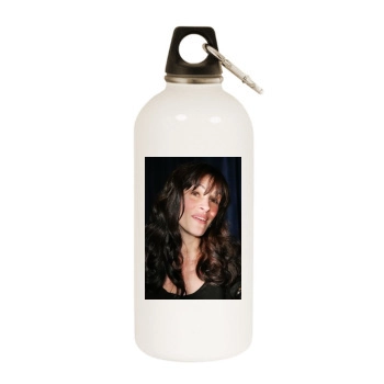 Julia Roberts White Water Bottle With Carabiner