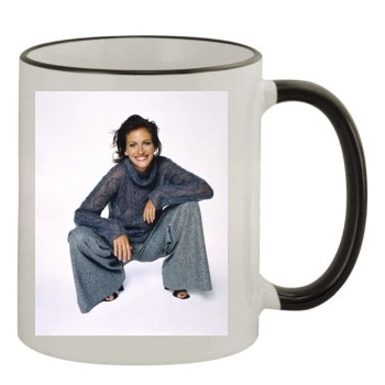 Julia Roberts 11oz Colored Rim & Handle Mug