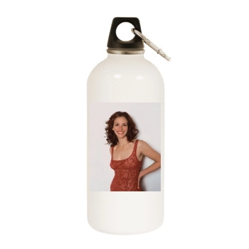 Julia Roberts White Water Bottle With Carabiner