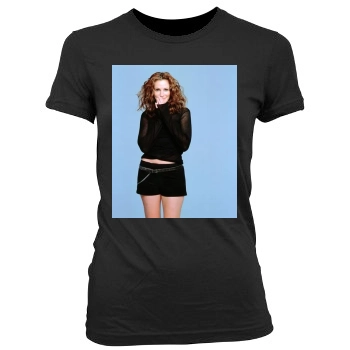 Julia Roberts Women's Junior Cut Crewneck T-Shirt