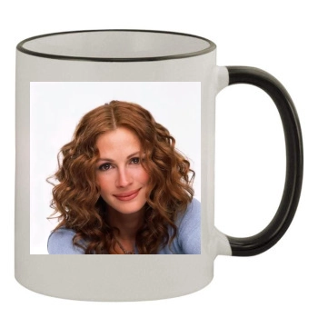 Julia Roberts 11oz Colored Rim & Handle Mug