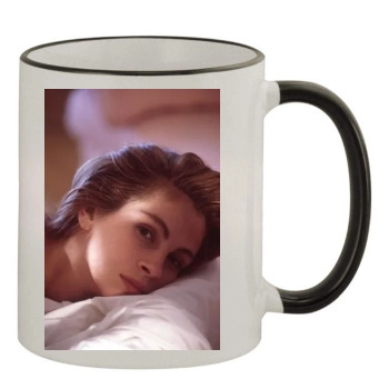 Julia Roberts 11oz Colored Rim & Handle Mug