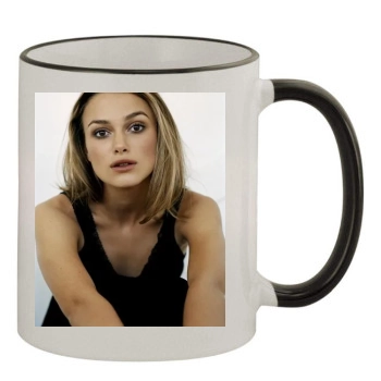 Keira Knightley 11oz Colored Rim & Handle Mug