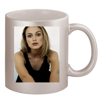 Keira Knightley 11oz Metallic Silver Mug