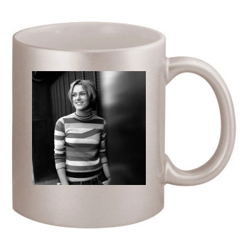 Keira Knightley 11oz Metallic Silver Mug
