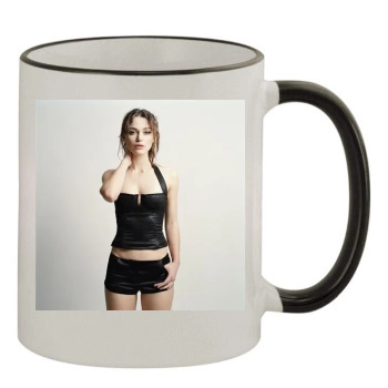 Keira Knightley 11oz Colored Rim & Handle Mug