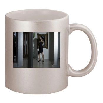 Zoe Saldana 11oz Metallic Silver Mug