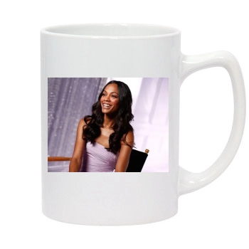 Zoe Saldana 14oz White Statesman Mug